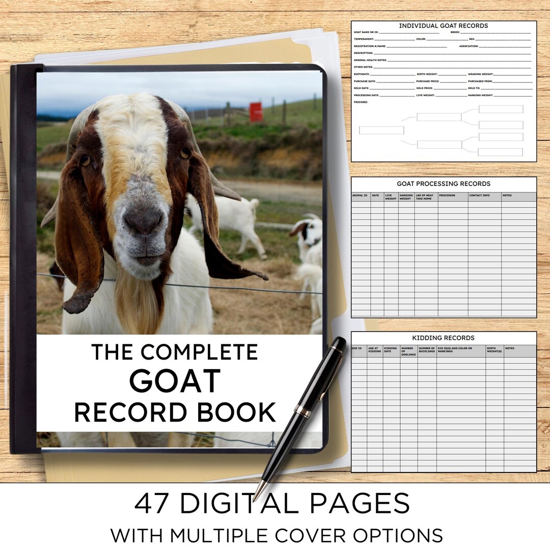 The Complete Goat Record Book - Digital Copy - Etsy