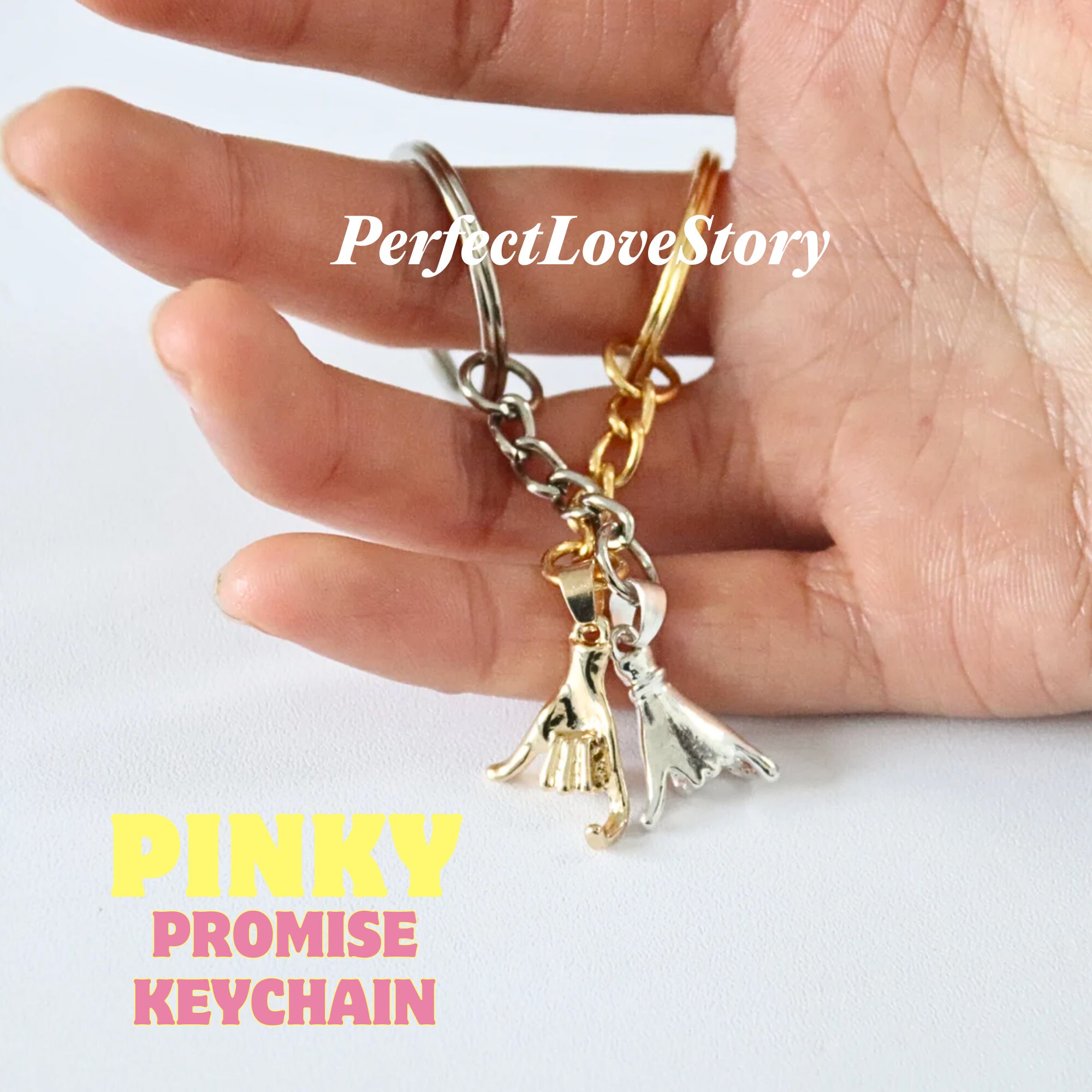 Pinky Promise Keychain Couple Gifts for Him And Her Christmas Anniversary  Birthday Gifts for Boyfriend Girlfriend Fiance, Best Friend Keychains Gifts