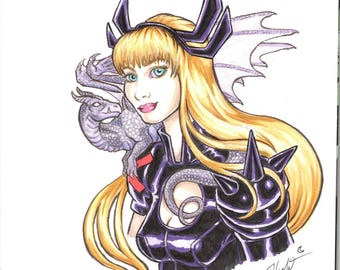 Magik X-Men-kunstafdruk