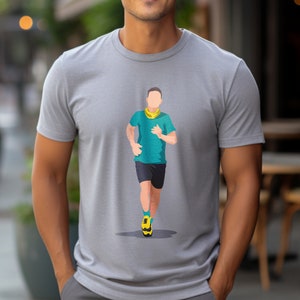 Runner’s Graphic Tee, Running Enthusiast T-Shirt, Runner Graphic Tee, Jogger&#39;s Graphic Shirt, Fitness Enthusiast Gift