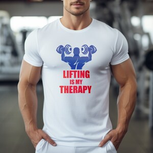 Gym Motivation Shirt, Men's Fitness Tee, Weightlifting Apparel, Weightlifting Inspiration Fitness Tee, Gym Workout Apparel