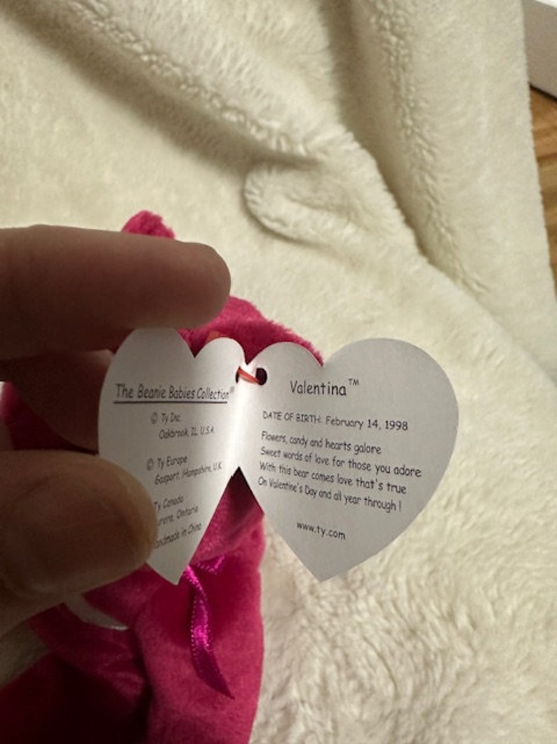 RARE FINDVALENTINA the Original Beanie Babies Collection Etsy