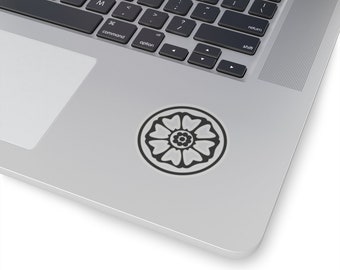 El loto blanco Pegatina