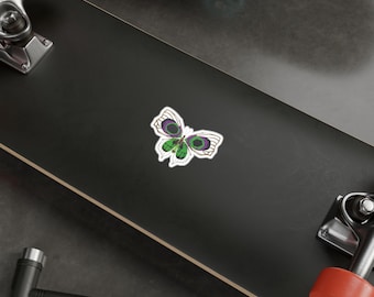 Pegatina de bomba de luz de fuego de mariposa mecánica Jinx