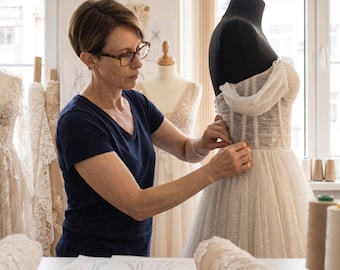 Custom Wedding Dress | Made to Measure Bridal Gown | Bespoke Personalized Bridal Design
