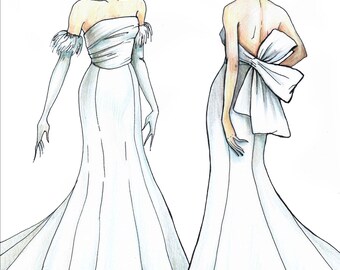 elegant dress anime wedding dress drawing This would be an awesome wedding dress