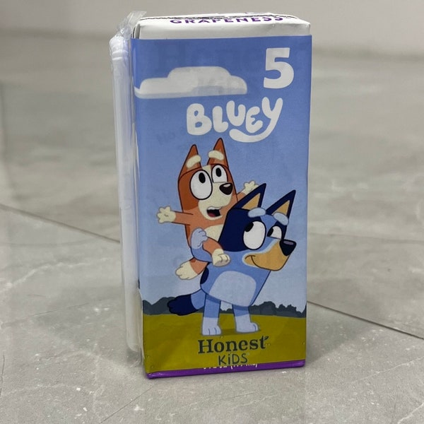 Bluey Juice Box Stickers / Bluey Decorations / Bluey Party Favors