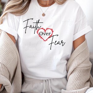 Faith over Fear PNG, SVG