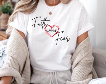 Faith over Fear PNG, SVG