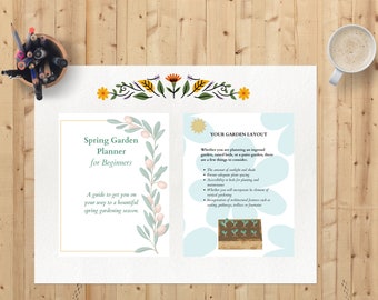 Spring Garden Planner Booklet for Beginner Gardeners