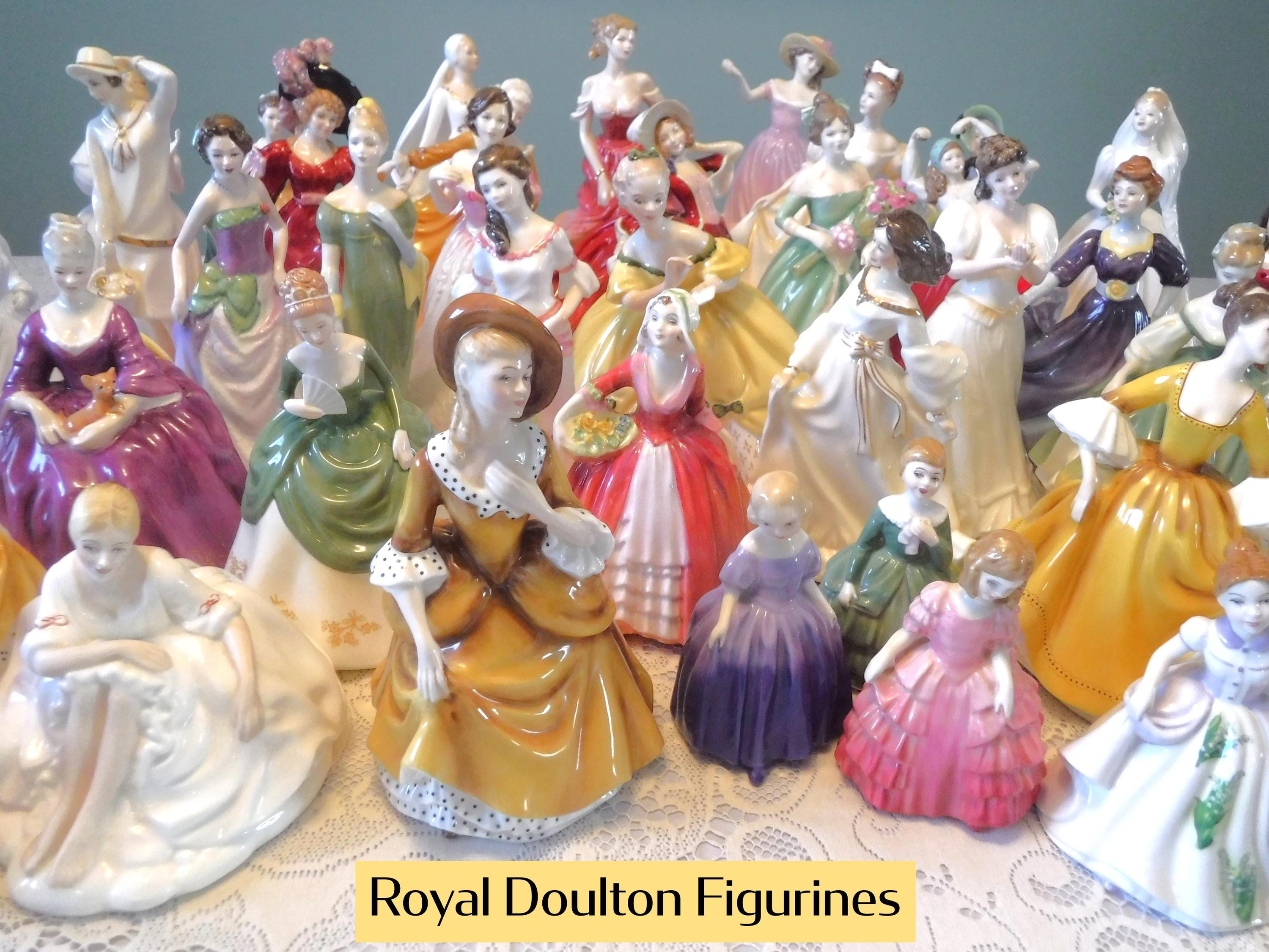 Royal Doulton Vintage Lady Figurines - Etsy