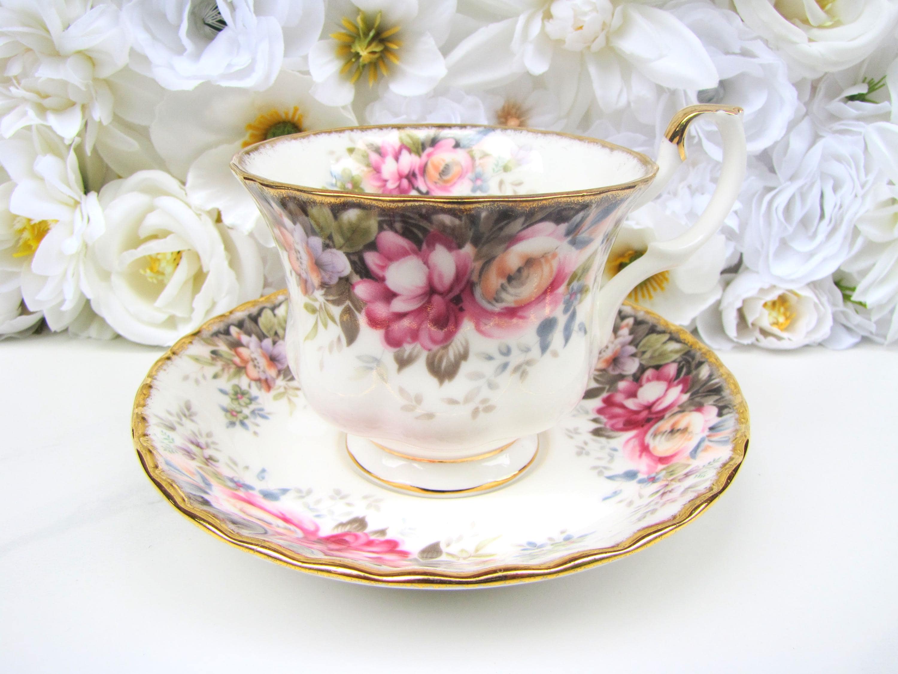 Royal albert blue roses - Etsy 日本
