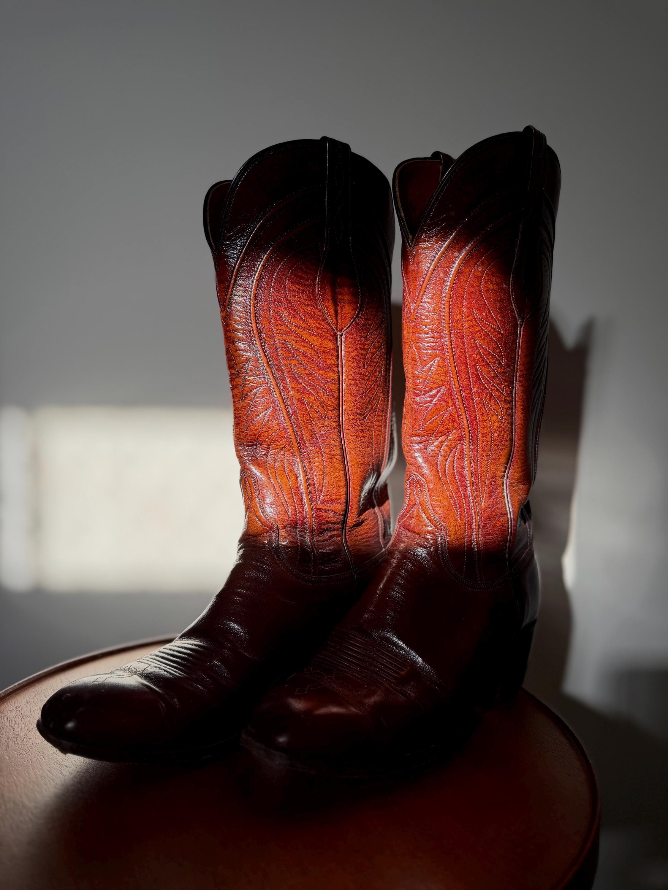 Vintage Larry Mahan Boots - Etsy Canada