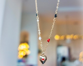 Heart Locket Handmade Necklace for her