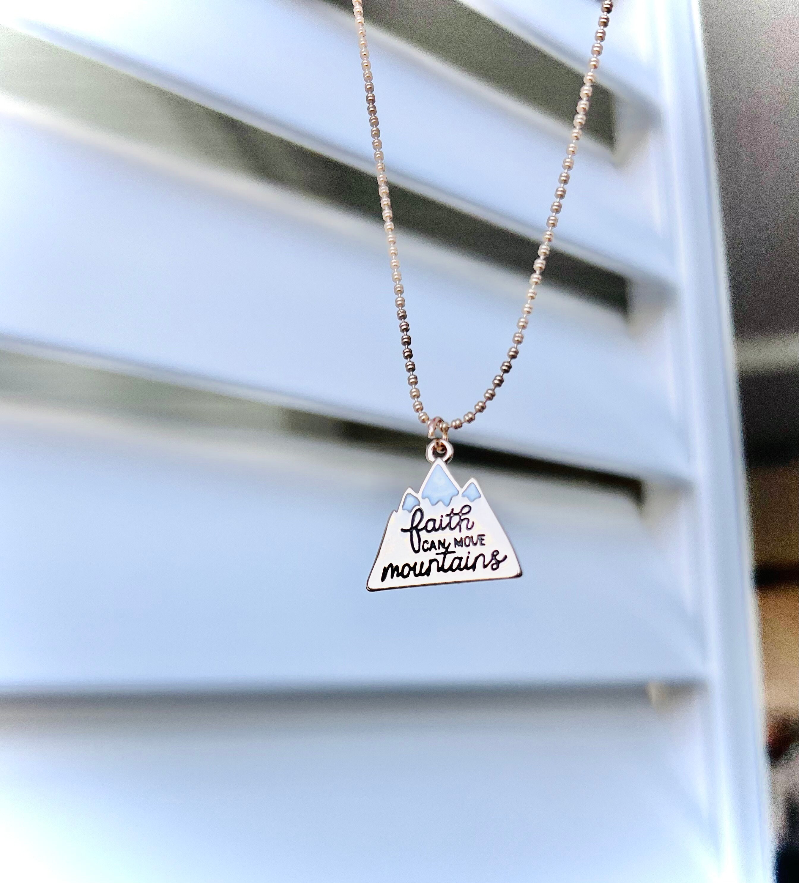 Faith can move mountains necklace best sale