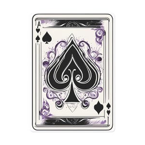 Carte da gioco Asexual Pride - Mazzo di carte da poker Ace of Spades, regalo LGBTQIA