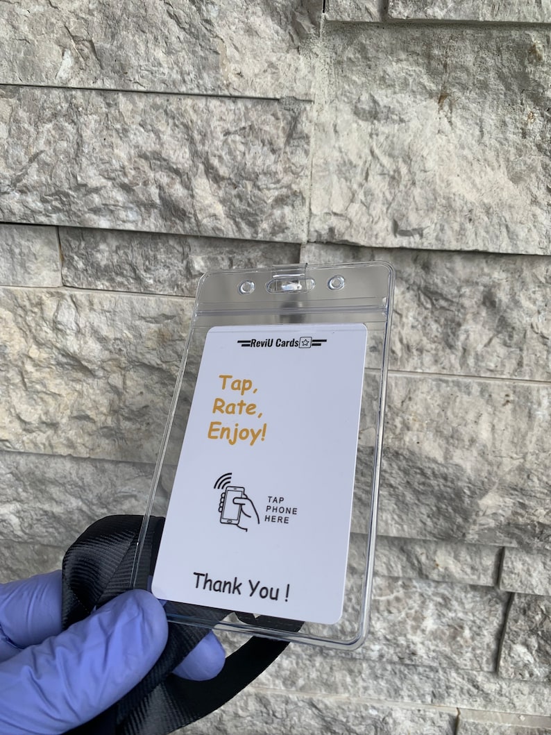 Reviu Cards Google Revew Cards for Businesses and Shops NFC Tap