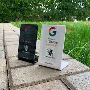 Googleレビュー収集カードでより多くのレビューを獲得 中小企業向けワンタップレビューカード プラスチックNFCカード 顧客レビュー 簡単レビュー ReviU