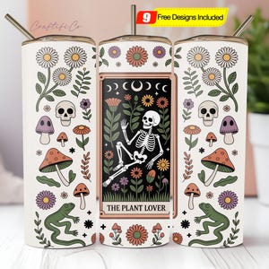 20oz tumbler wrap PNG, Crazy plants lady, Plant lover 20oz tumbler wrap, Sublimation design templates, straight png Digital download