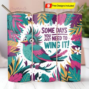 Sarcastic Tumbler Wrap, Birds Funny Sublimation Design 20oz skinny Tumbler PNG, Animal Humourous saying Sassy Quote png Best friends tumbler