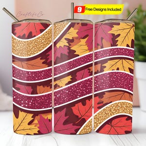 3-Design Wave Collection PNG, Wavy Split Tumbler Template, Hogg 20oz Straight Skinny, Burst Template for Tumblers, Digital