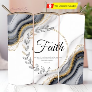 Bible Verse 20 oz Skinny Tumbler Affirmations Tumbler PNG, Christian Quotes, Sublimation Wrap Tumbler Digital Download, Christian Tumbler
