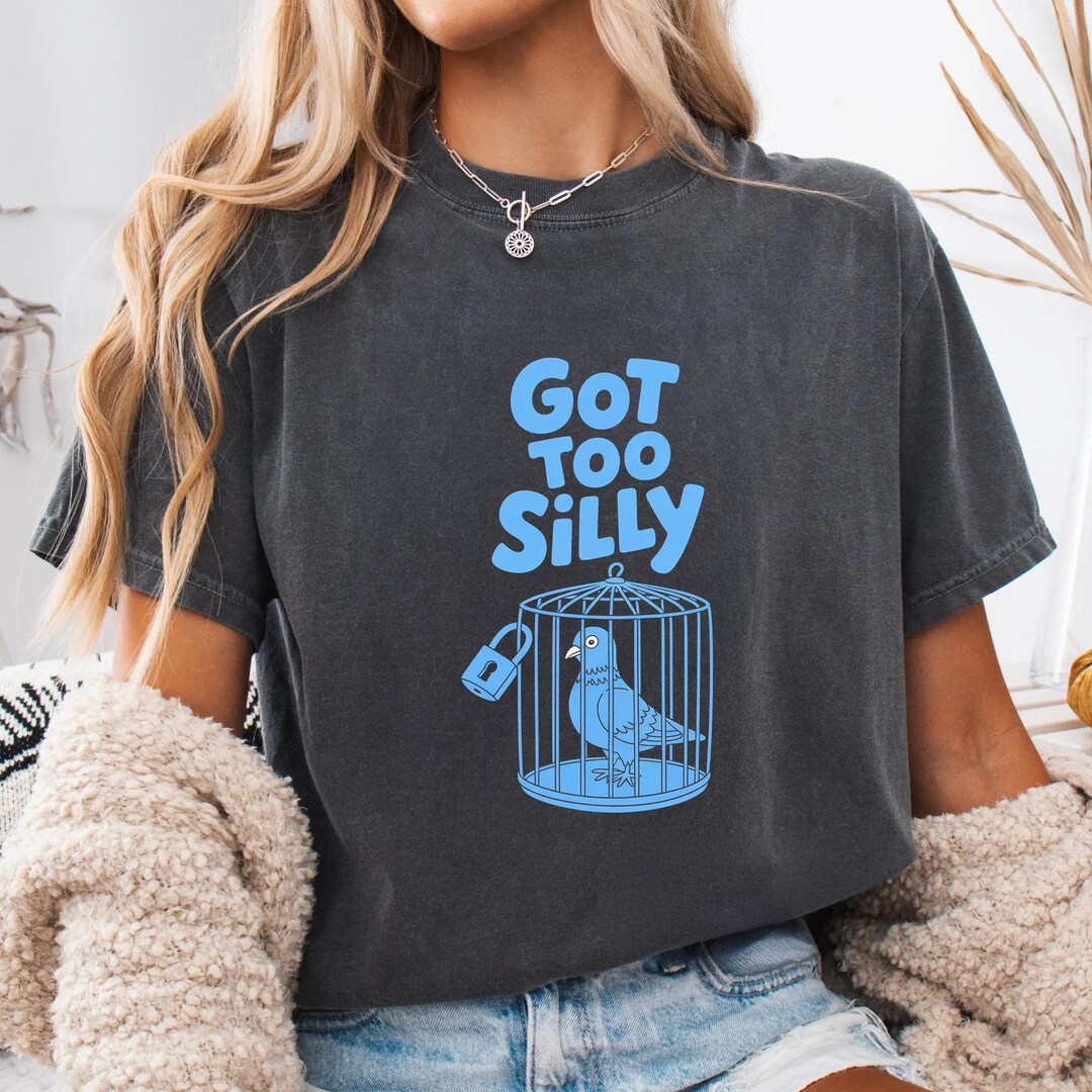 Got Too Silly, Unisex T Shirt, Meme T Shirt, Funny T Shirt, Silly Goose ...
