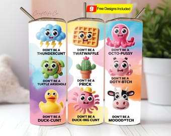 Dont Be A Prick Tumbler Wrap, 20oz Skinny Tumbler Sublimation Design, Pink Tumbler Wrap, Sassy 20oz Wrap, Adult 20oz PNG Download