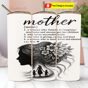 20oz tumbler wrap Mother's Day  self love daily affirmations, Sublimation design PNG, straight png Digital download.