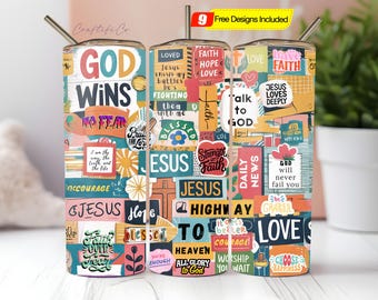 Christian Faith Tumbler Wrap 20 oz Straight PNG, Jesus God Bible Verses Quotes Religious, Love Like Jesus, Christian Daily Affirmations png
