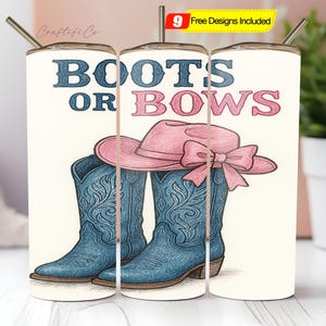 Boots Or Bows Gender Reveal PNG, Retro Cowgirl Cowboy Shower Reveal Party PNG, Western Sublimation, Rodeo Country PNG Design