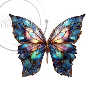 Magical Fairy Wings Clipart, Watercolor Angel Wing Clip Art, Pastel Fantasy Graphics, Magic Rainbow Colors Enchanted Wing PNG Download