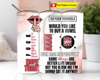 Sarcastic Tumbler, 20oz Skinny Tumbler Sublimation Designs Tumbler PNG, Sarcastic Quotes, Funny Tumbler Png Design Digital Download