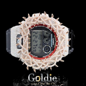 Icedout Vvs1 Moissanite Watch/Silver with Moissanite Bezal/Pass Tester Moissanite/Luxury Watches /Vvs Watch