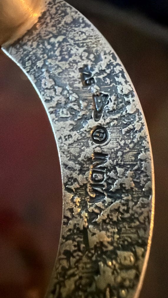 Silpada Hammered Crescent Threader Loop Earrings … - image 8