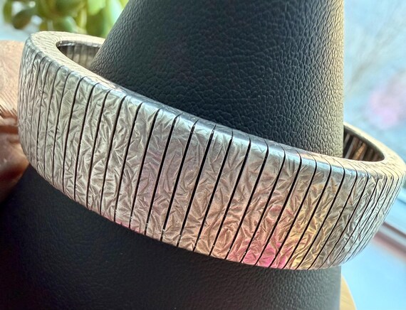 Silpada Retired "Colosseum" Flex Bangle Sterling Silver Italian