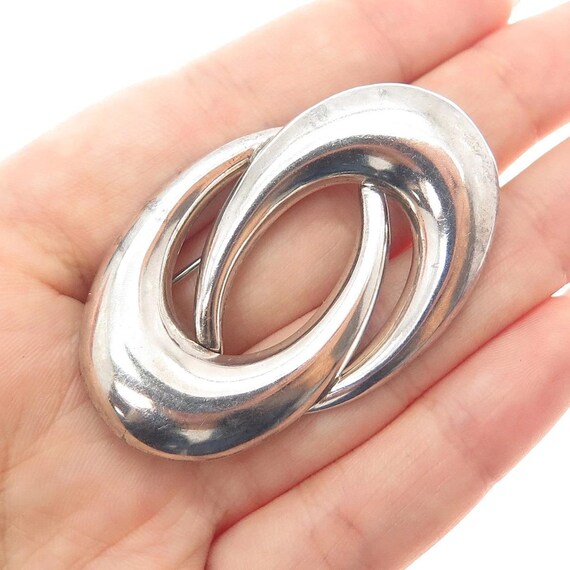 Taxco Mexico Sterling Silver Modernist Brooch