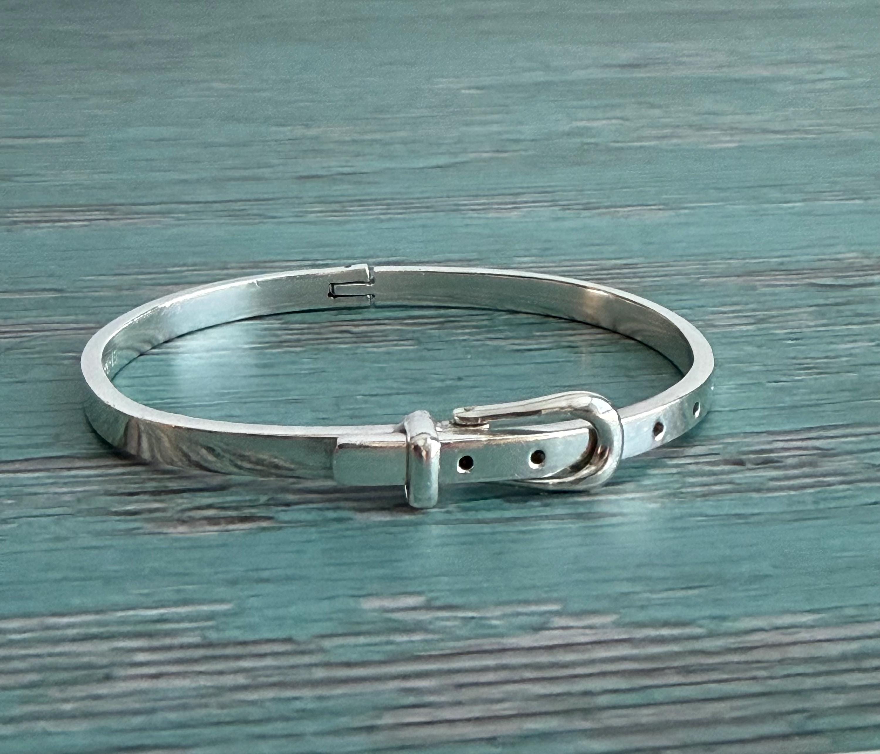 Mexico Sterling Silver Belt Buckle Bracelet - Etsy