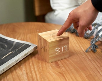 Bedside Wooden Alarm Clock