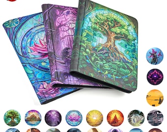 MTG 9-Pocket Card Binder (360 Card Capacity), magic Commander EDH album card collection, pokemon & Yugioh card Accessory, perfect tcg gift