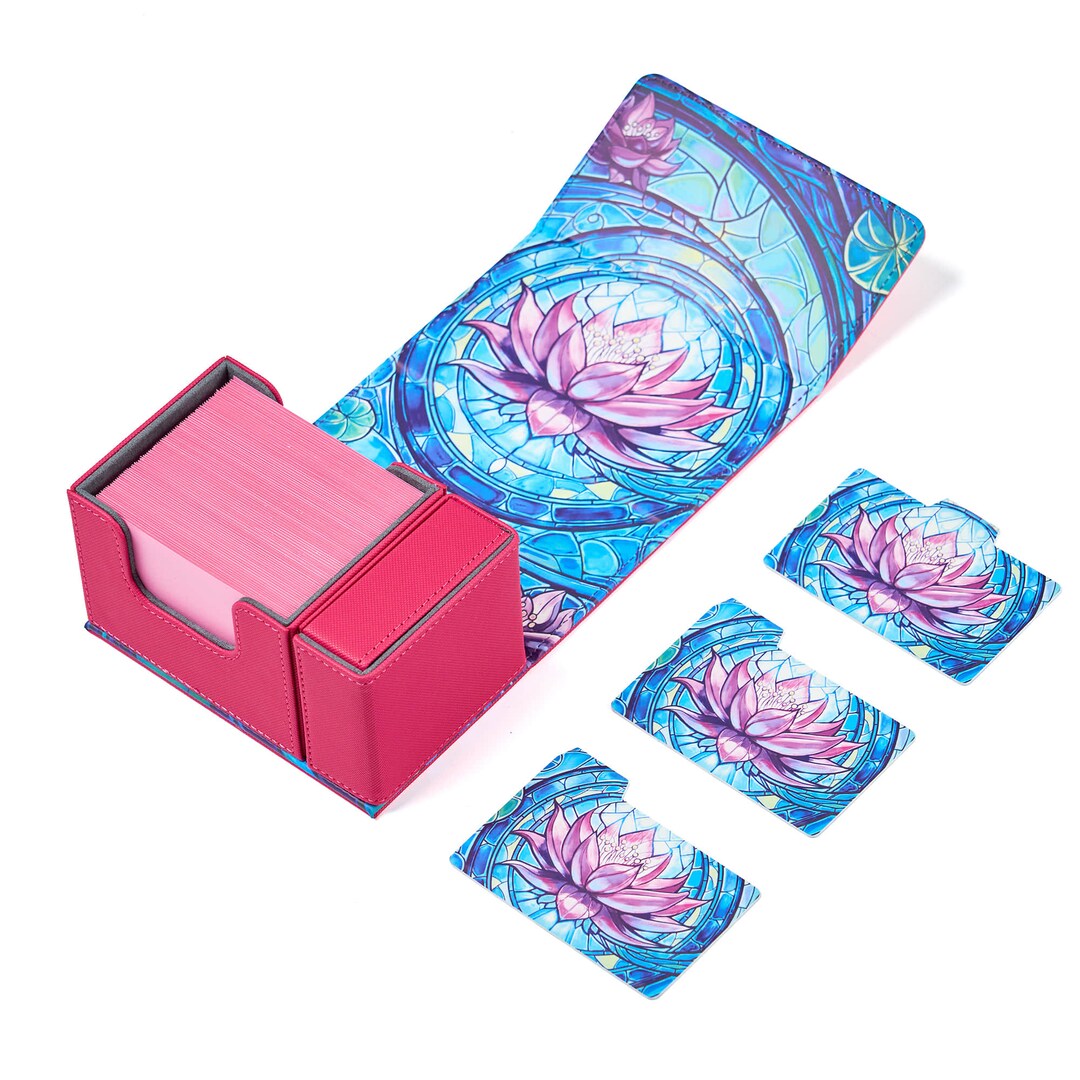 Radiant Card Deck Box for MTG Commander, Fits 100 Doublesleeved Cards