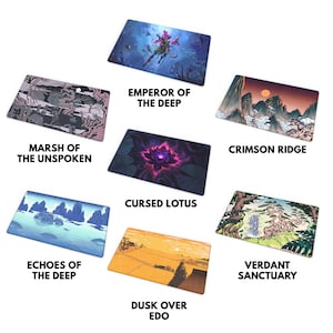 MTG Playmat - 24x14 for Commander EDH Magic: The Gathering Card Game Accessories, perfect magic gift, tcg dragon theme mat image 4