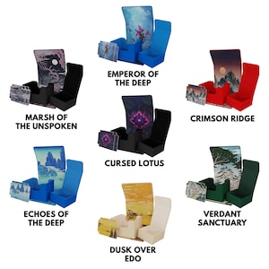 Radiant 100+ mtg box - Storage Box for Trading Card Games, TCG, EDH, Commander, LCG, DnD Spell Cards, Dice and counters image 3