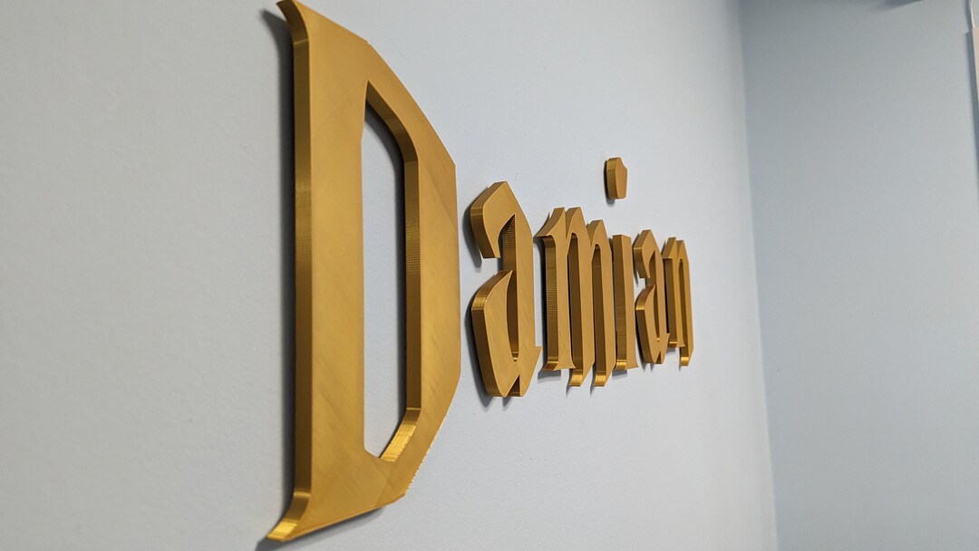 Personalized 3D Printed Signs for Any Occasion - Etsy