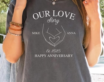 ITS UNSER Jubiläum Paar Shirt, gerade verheiratet paar Shirts, Paar Jahrestag Shirt, Hochzeitsgeschenk für paar, Valentinstag Geschenk