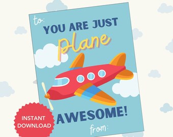 飛行機のバレンタインカード、飛行機好きの人、子供のバレンタイン、幼稚園のバレンタイン、パイロットのバレンタイン、小学生のバレンタイン、印刷可能、男の子のバレンタイン