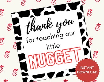Cadeau de remerciement pour un enseignant, étiquette de carte-cadeau de restauration rapide, imprimable pour les enseignants, appréciation de l'enseignant, cadeau de fin d'école