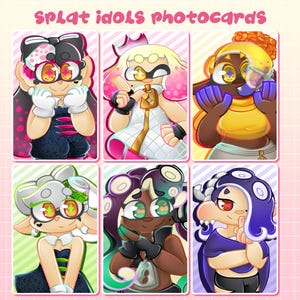 Splat Idols Photocards | Photocard Prints Small