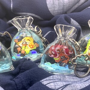 Splat Agents Fish Bag Liquid Charms