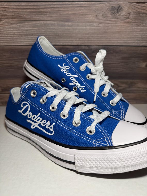 Los Angeles Dodgers Sneakers - Etsy